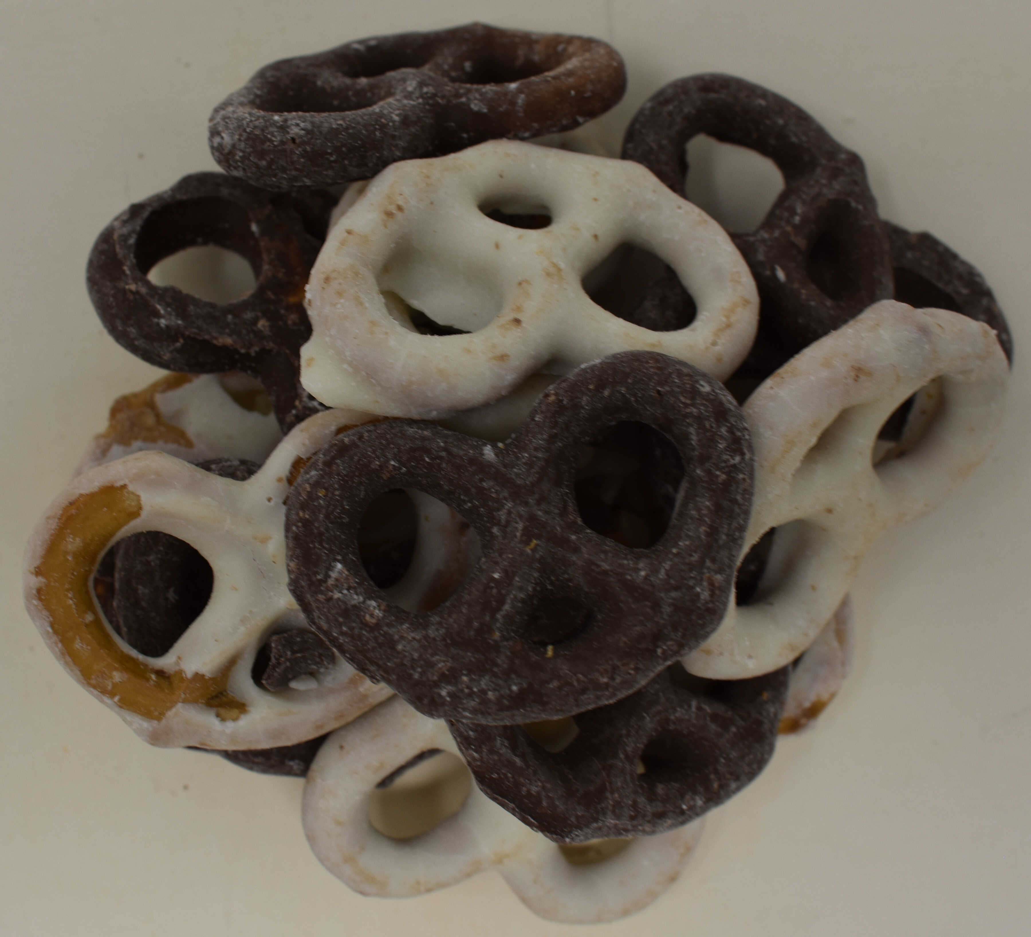 Chocolate and Yogurt Covered Pretzels - Top Photo