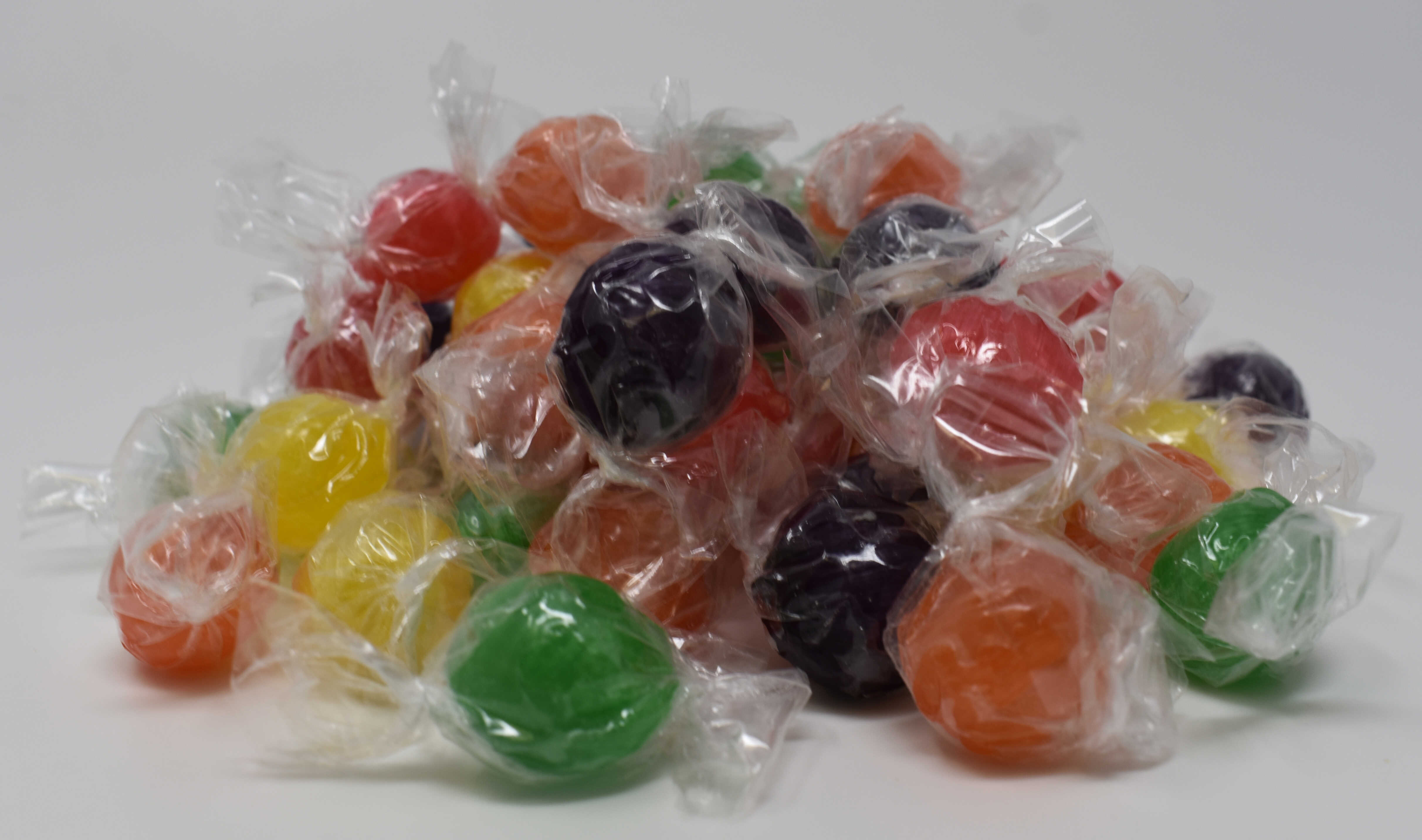 Sour Fruit Balls Candy - Side Photo
