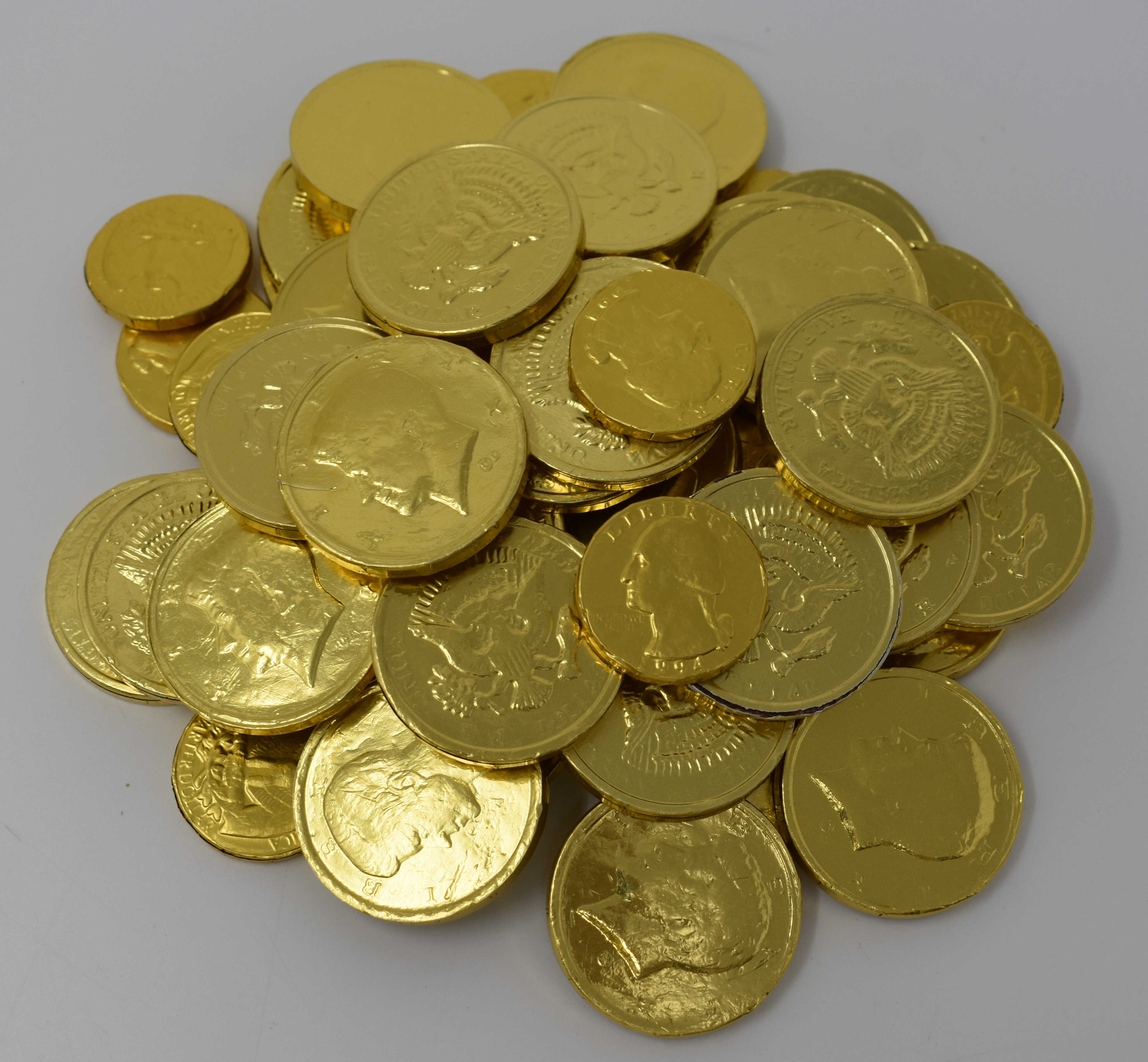 Milk Chocolate Gold Coins Collection - Top Photo