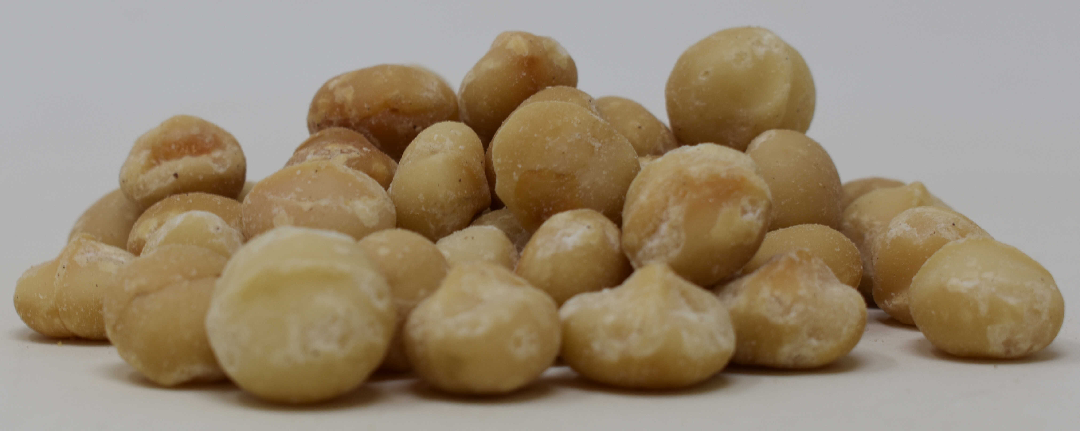 Macadamia Nuts <BR>(Roasted, No Salt) - Side Photo