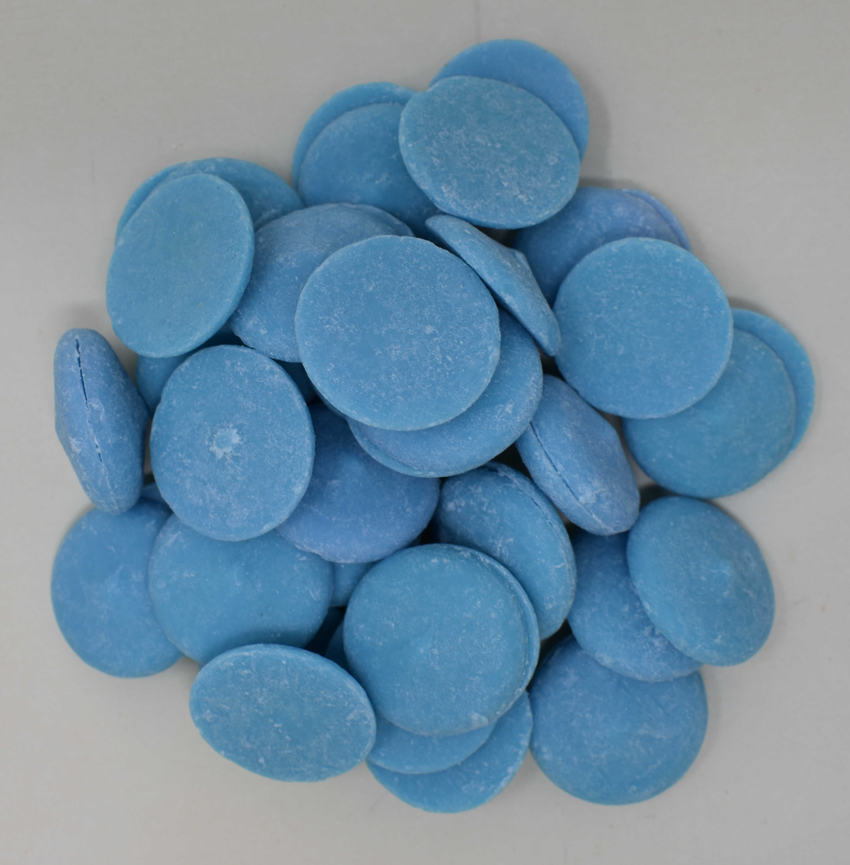 Blue Candy Coating Melting Wafers - Top Photo