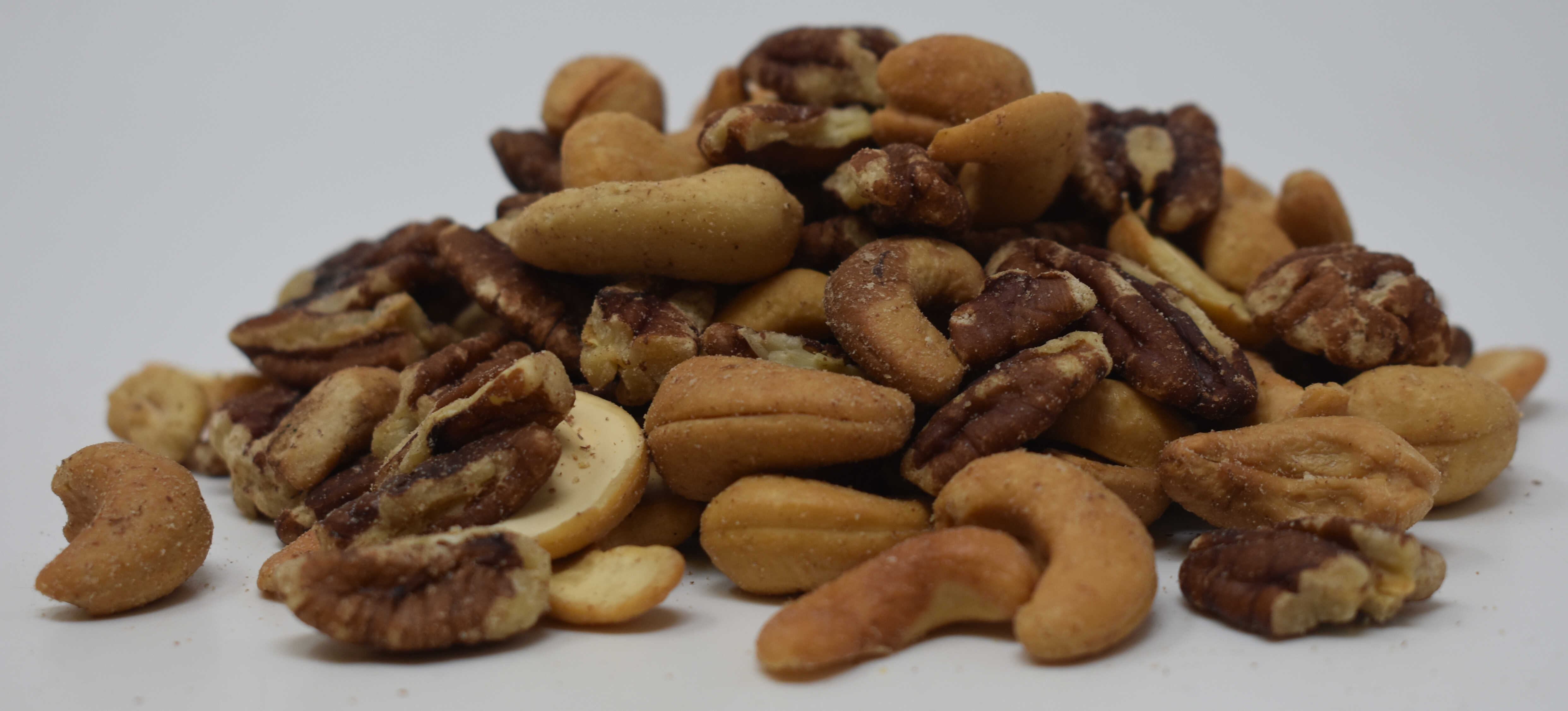 Cashews and Pecans <BR>(Roasted and Salted) - Side Photo