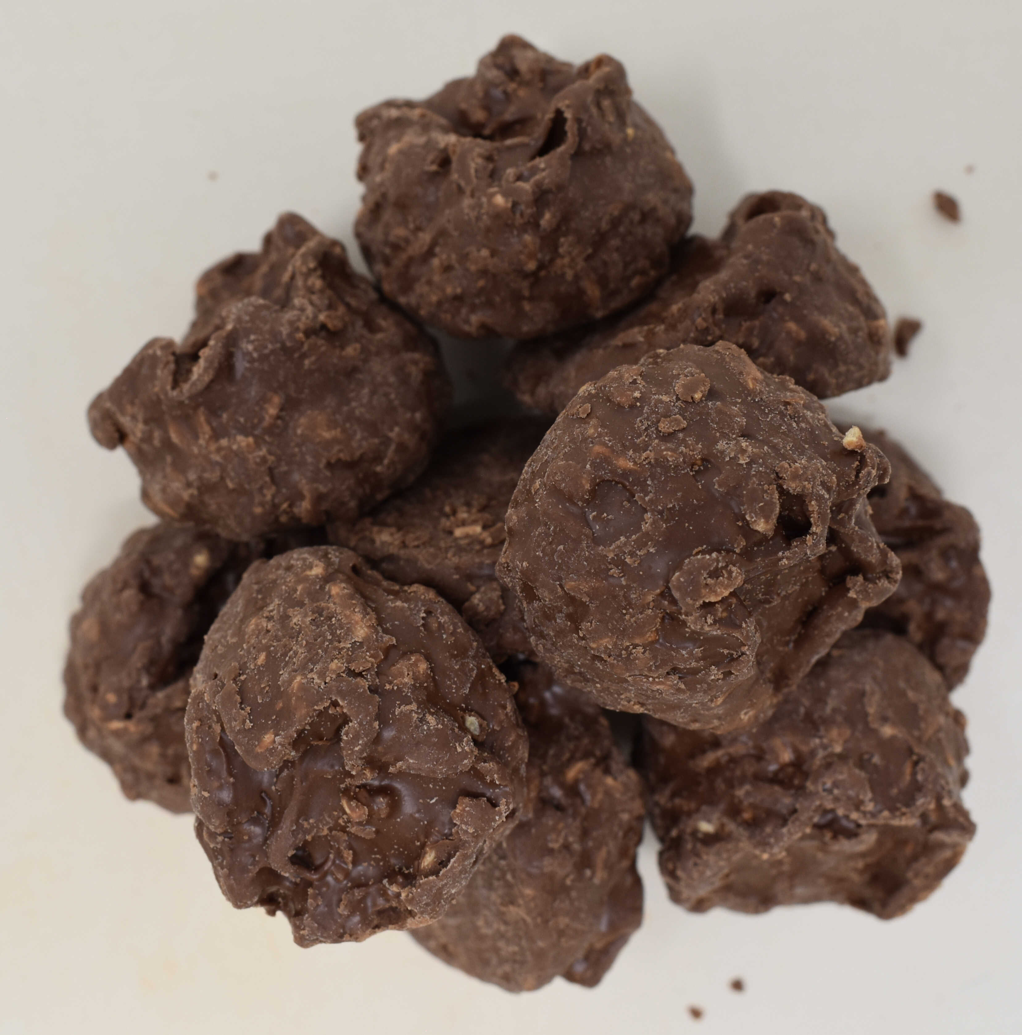 Chocolate Coconut Clusters - Top Photo