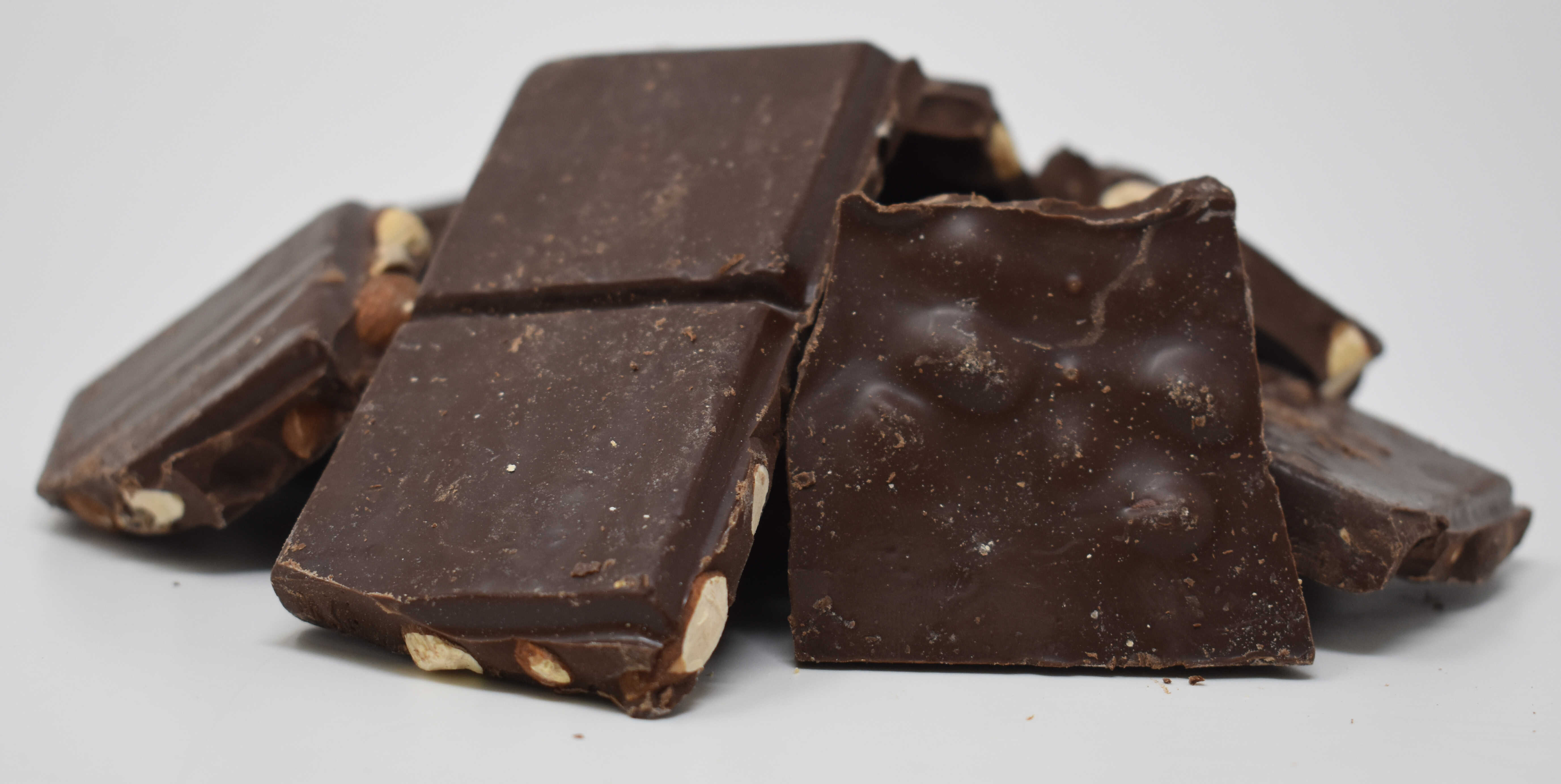 Dark Chocolate Almond Bark - Side Photo