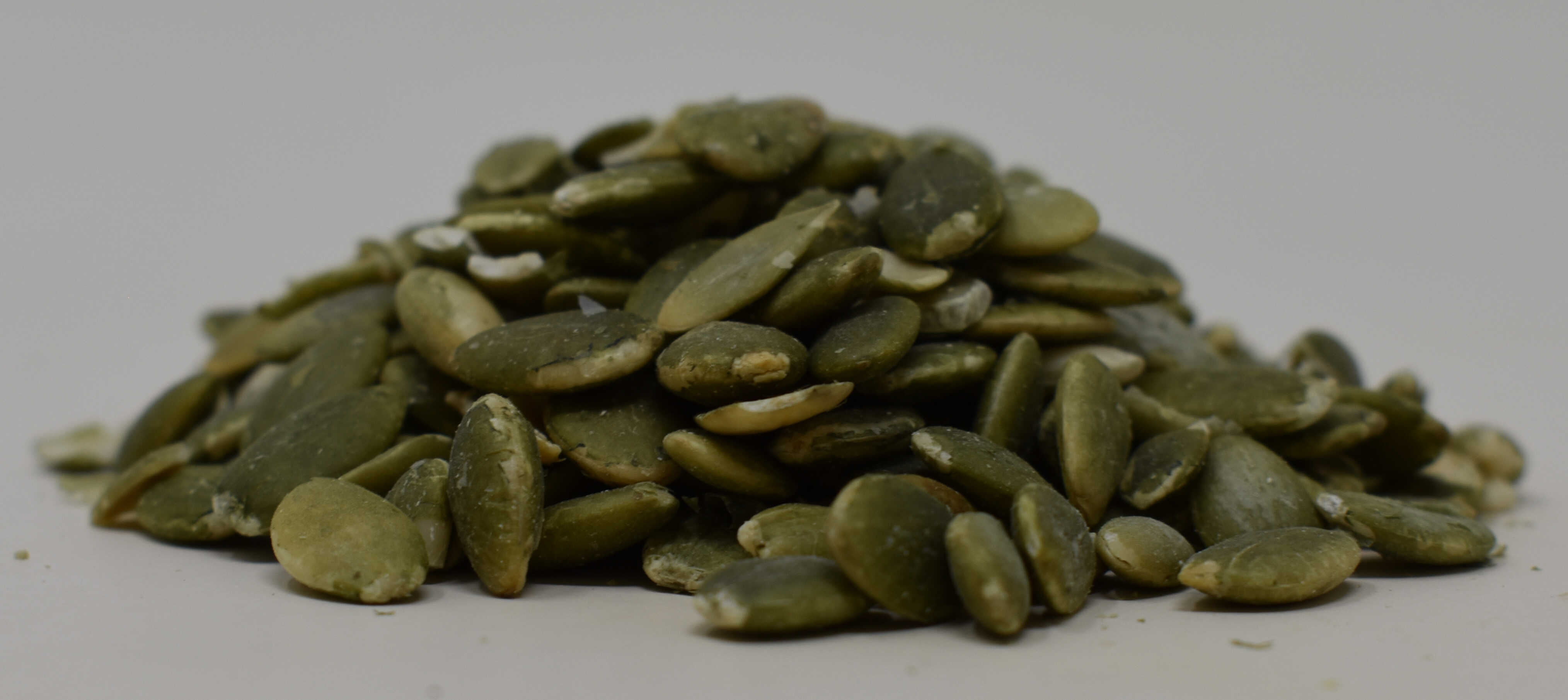 Pumpkin Seeds, No Salt, Roasted - Side Photo