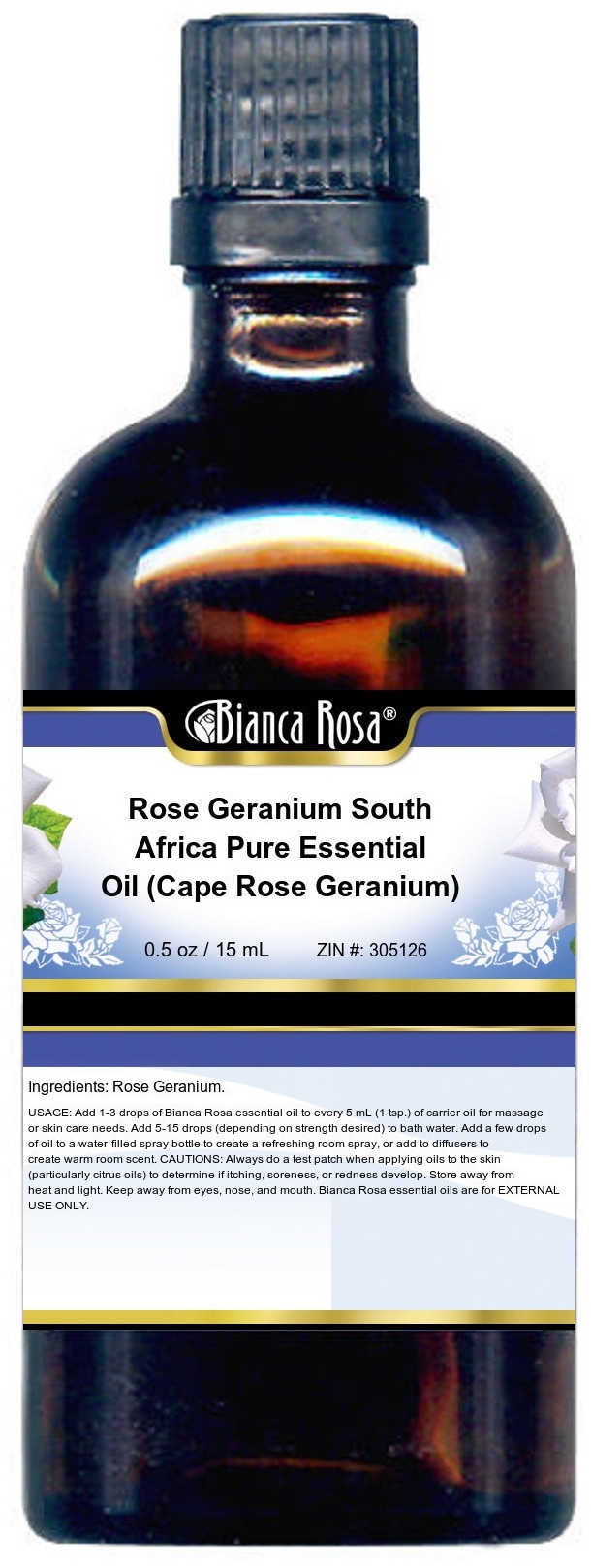 Rose Geranium South Africa Pure Essential Oil (Cape Rose Geranium)