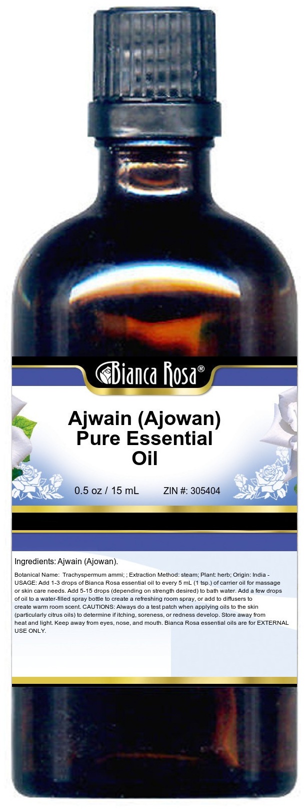 Ajwain (Ajowan) Pure Essential Oil