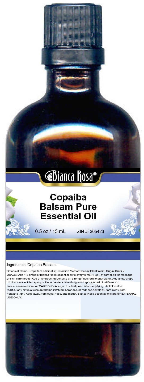 Copaiba Balsam Pure Essential Oil