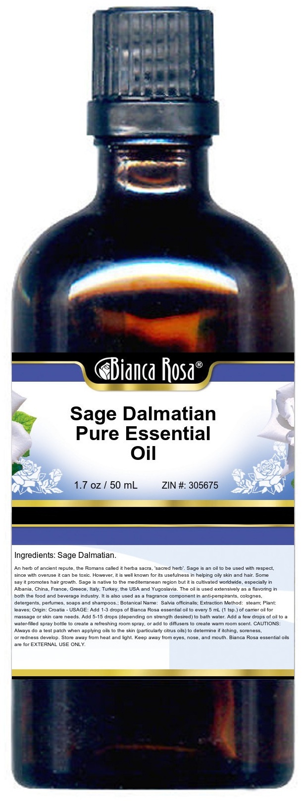 Sage Dalmatian Pure Essential Oil