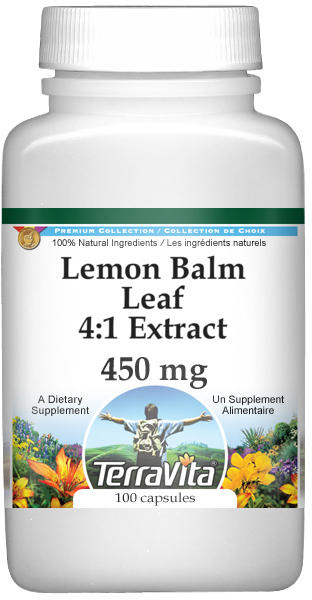 Lemon Balm Leaf 4:1 Extract - 450 mg