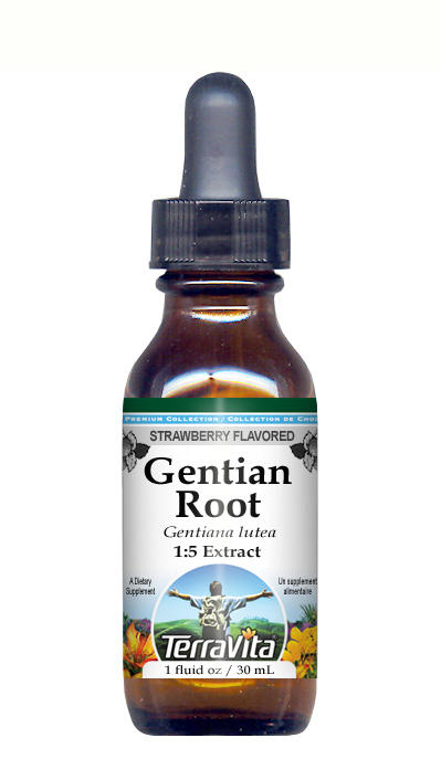 Gentian Root - Glycerite Liquid Extract (1:5)