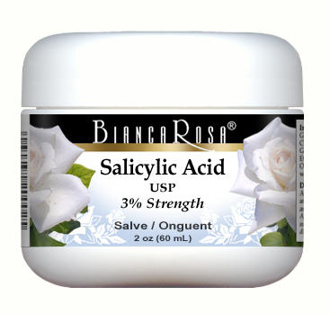 Salicylic Acid USP (Beta Hydroxy Acid BHA) (3%) - Salve Ointment - Maximum Strength