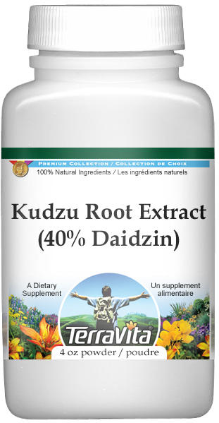 Extra Strength Kudzu Vine Root 40% Extract (Daidzin) (Puerarin) Powder