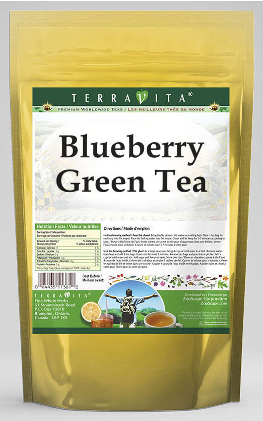 Blueberry Green Tea