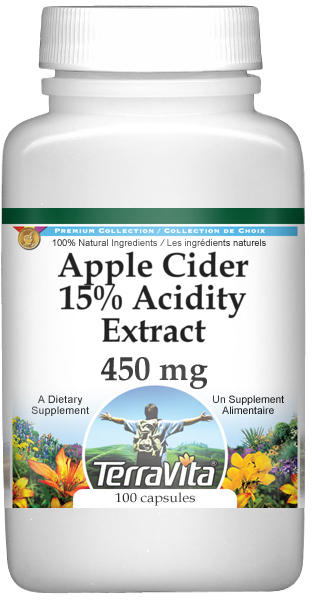 Apple Cider 15% Acidity Extract - 450 mg