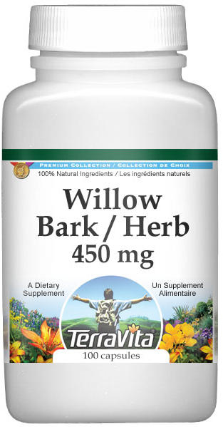 Willow Bark and Herb - 450 mg