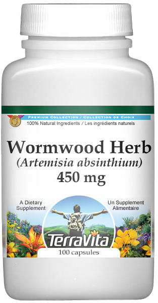 Wormwood Herb (Artemisia absinthium) - 450 mg