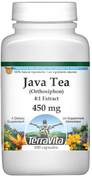 Extra Strength Java Tea (Orthosiphon) 4:1 Extract - 450 mg