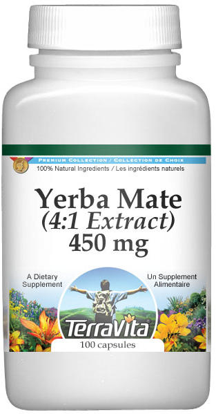 Extra Strength Yerba Mate 4:1 Extract - 450 mg