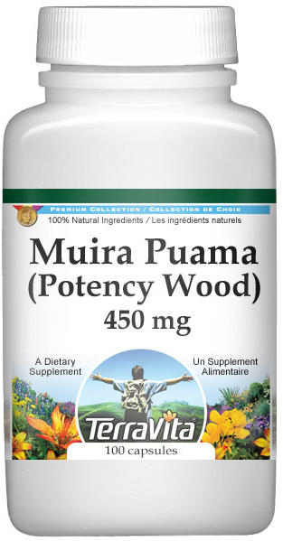 Muira Puama (Potency Wood) - 450 mg