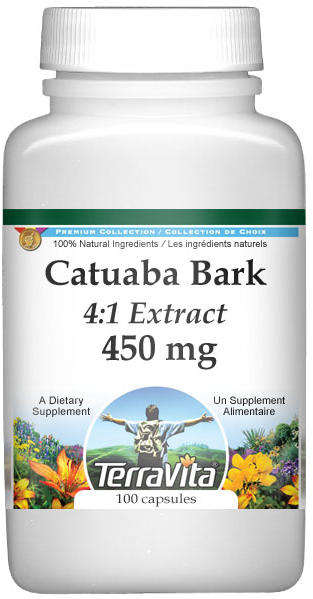 Extra Strength Catuaba Bark 4:1 Extract - 450 mg