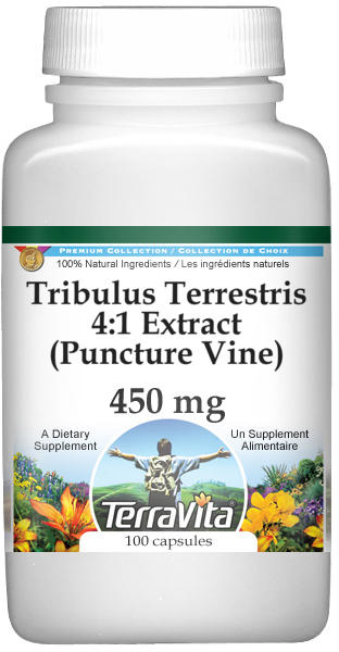 Tribulus Terrestris 4:1 Extract (Puncture Vine) - 450 mg