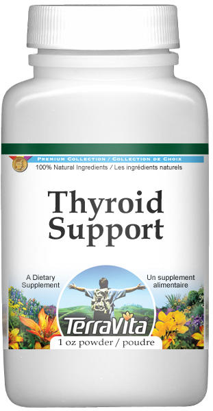 Thyroid Support Powder - Bugleweed, Motherwort and Lemon Balm