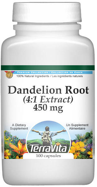 Extra Strength Dandelion Root 4:1 Extract - 450 mg