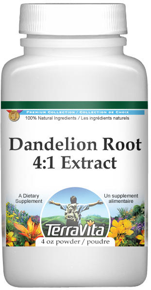 Extra Strength Dandelion Root 4:1 Extract Powder