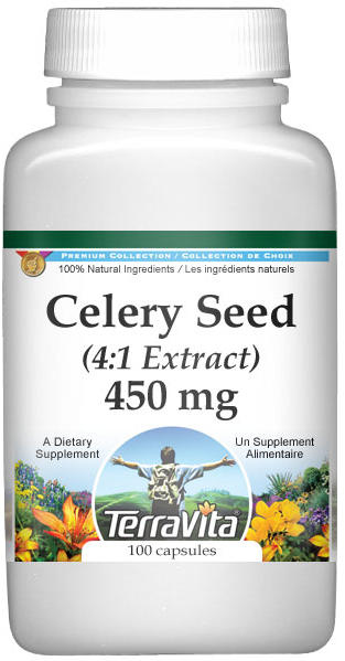 Extra Strength Celery Seed 4:1 Extract - 450 mg