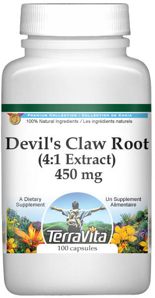 Extra Strength Devil's Claw Root 4:1 Extract - 450 mg