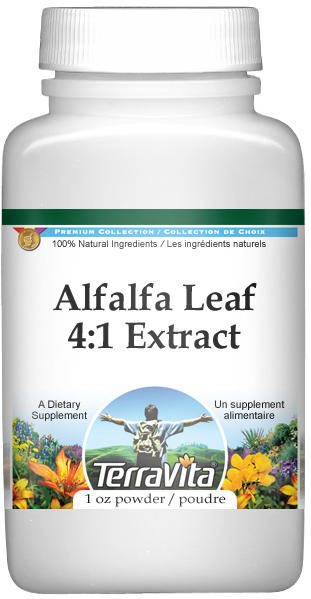 Extra Strength Alfalfa Leaf 4:1 Extract Powder