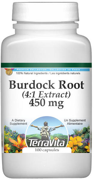 Extra Strength Burdock Root 4:1 Extract - 450 mg