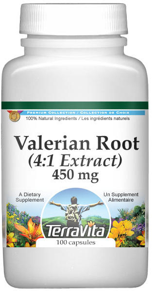 Extra Strength Valerian Root 4:1 Extract - 450 mg