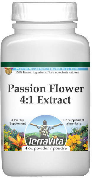 Extra Strength Passion Flower (Passiflora) 4:1 Extract Powder