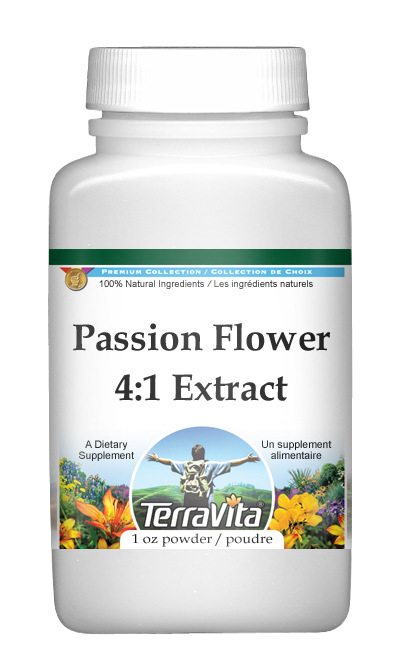Extra Strength Passion Flower (Passiflora) 4:1 Extract Powder