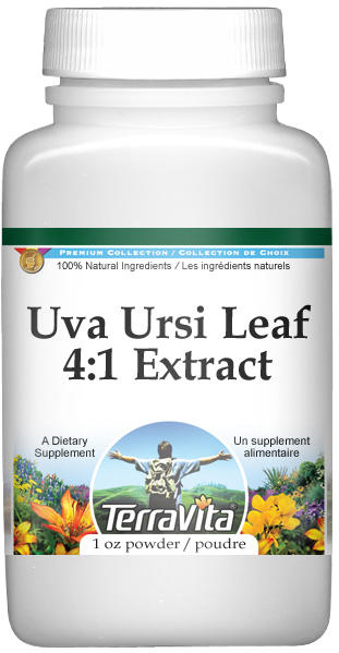 Extra Strength Uva Ursi Leaf (Bearberry) 4:1 Extract Powder