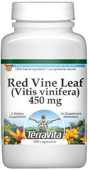 Red Vine Leaf (Vitis vinifera) - 450 mg