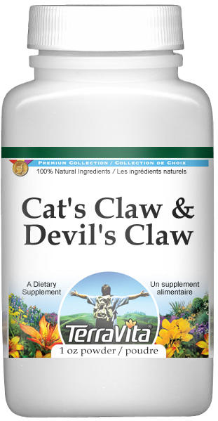 Cat's Claw and Devil's Claw Combination Powder