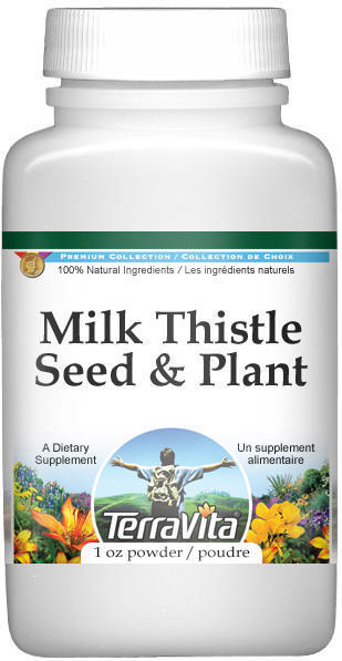 Milk Thistle Seed and Plant Powder