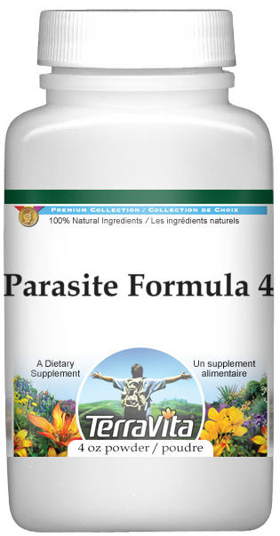 Parasite Formula 4 Powder - Wormwood, Clove, Black Walnut and Quassia
