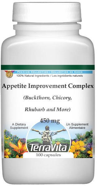 Appetite Improvement Complex - Buckthorn, Chicory, Rhubarb and More - 450 mg