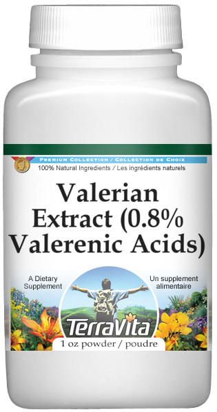 Valerian Extract (0.8% Valerenic Acids) Powder