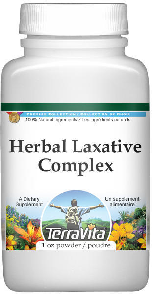 Herbal Laxative Complex Powder - Buckthorn, Couchgrass, Red Clover and More