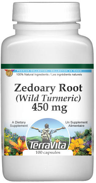 Zedoary Root (Wild Turmeric) - 450 mg