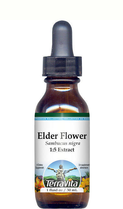 Elder Flower Glycerite Liquid Extract (1:5)