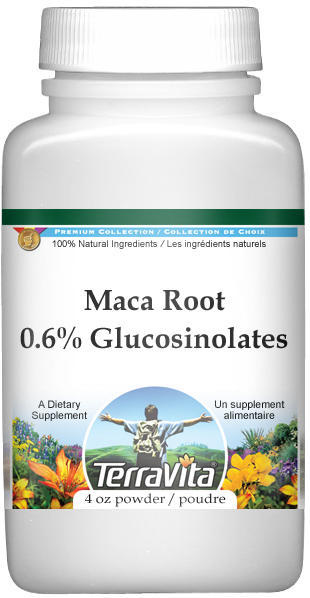 Extra Strength Maca Root - 0.6% Glucosinolates - Powder