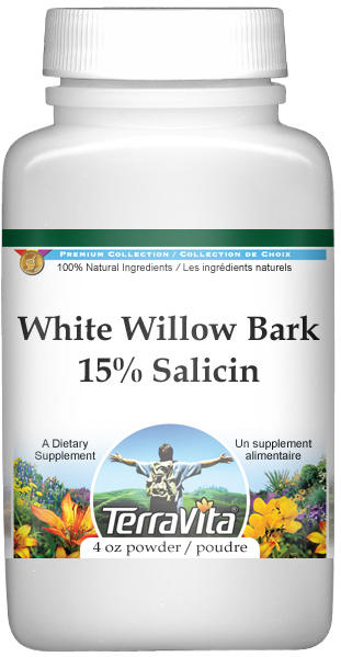 Extra Strength White Willow Bark (PE 15% Salicin) Powder