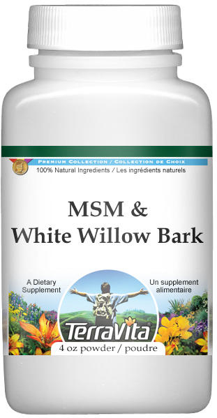 MSM and White Willow Bark Combination Powder