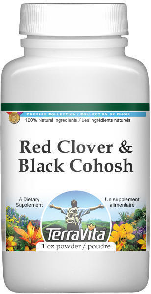 Red Clover and Black Cohosh Combination Powder